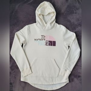 Womens The North Face Pullover Hoodie Size L White NWT